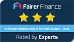 Fairer Finance Economy Annual Multi Trip three-star rating 2026 logo.